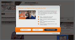 Desktop Screenshot of lecafedufle.fr